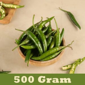 Green Chilli (મરચાં) 500 Gram